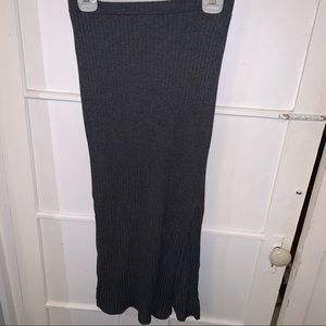 Lily White Maxi Pencil Skirt